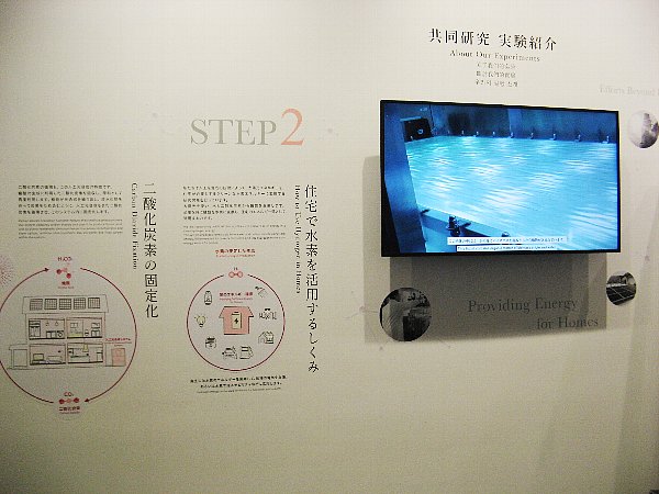 飯田グループ＋大阪公立大学共同出展館内部