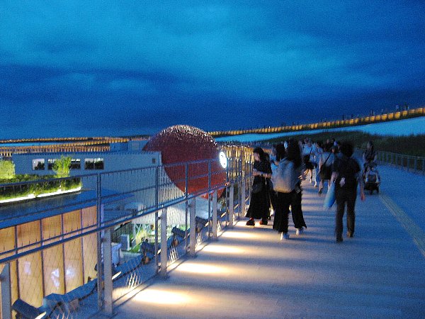 夜の大屋根リング