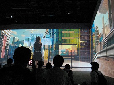韓国館内部