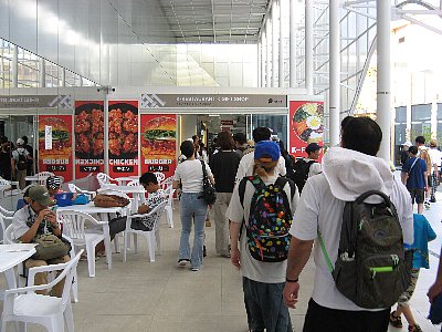 韓国館内部