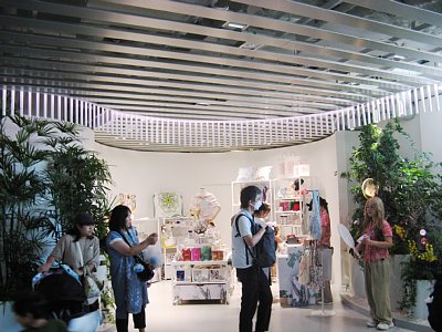 シンガポール館内部